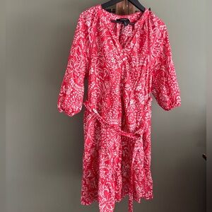 Ellen Tracey / Cotton / Floral / 3/4 Sleeve Midi Dress